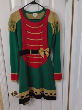 Nutcracker Born Famous Sweater Dress for Girls Size Medium